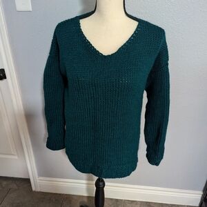 Handmade Crocheted Sweater - Wool Blend - custom size Medium Large